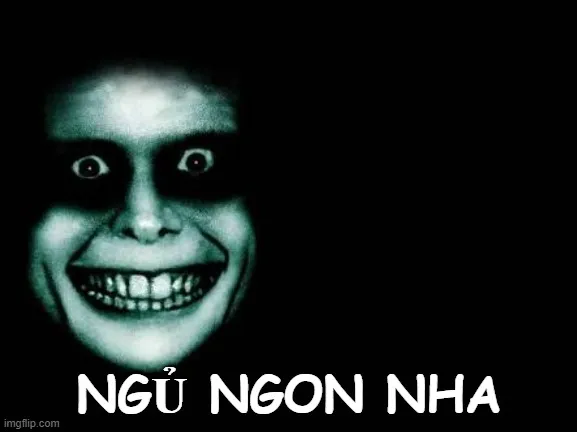 Meme chúc ngủ ngon ma