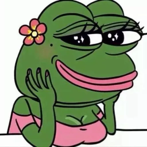 Meme ếch xanh chú hề khiến người xem bật cười.