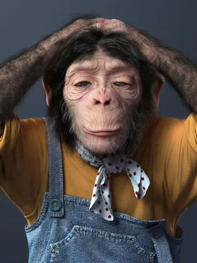 Meme con khỉ ôm đầu hốt hoảng