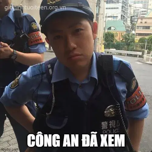 Meme công an phường ngầu lòi nhưng nhìn rất buồn cười