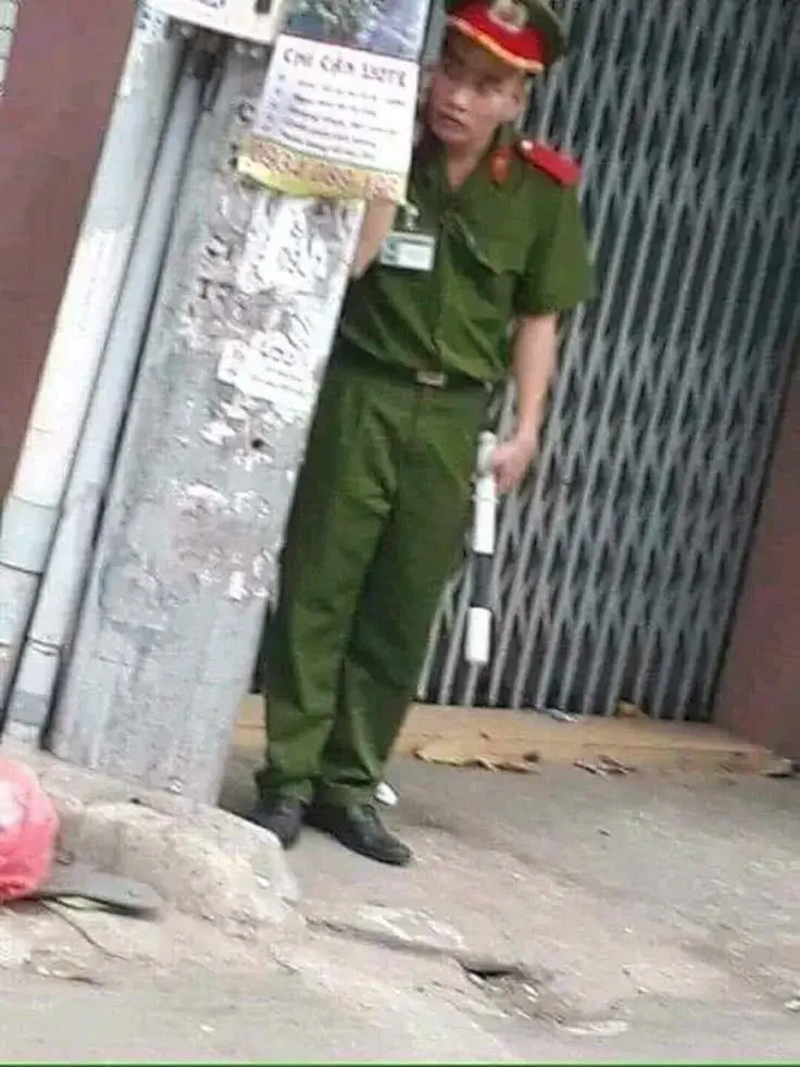 Ảnh chế công an bựa bá đạo siêu vui