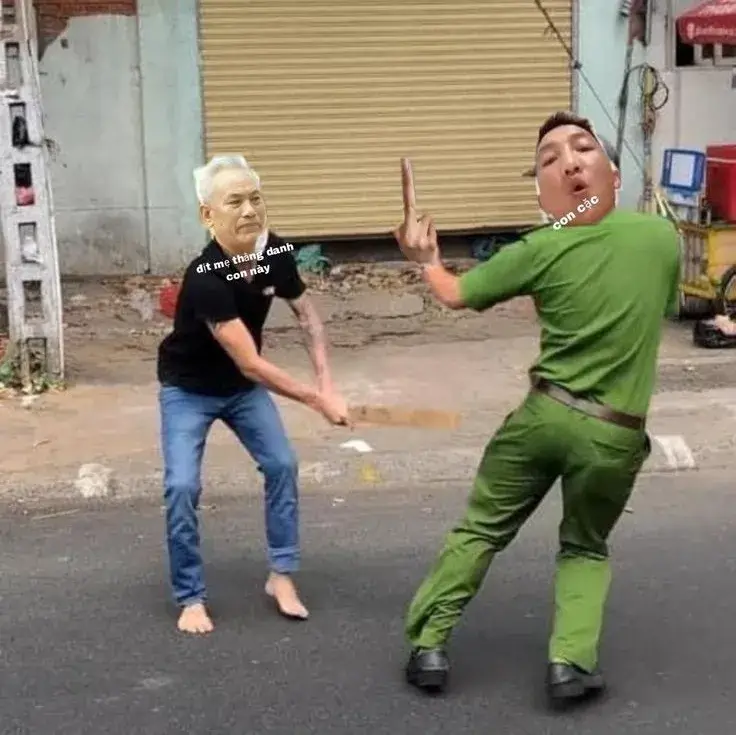 Ảnh chế công an giản dị nhưng cực kỳ buồn cười