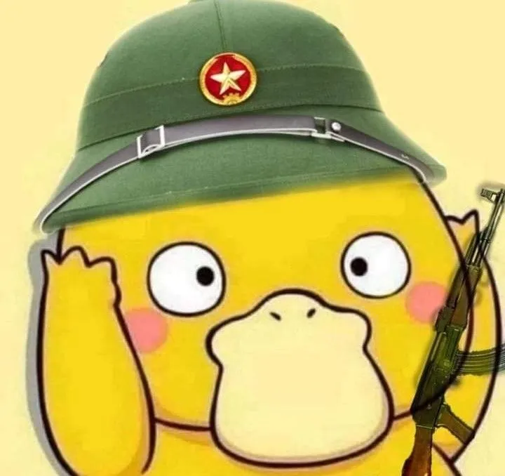 Ảnh chế anh công an vịt ngầu lòi nhưng cực kỳ đáng yêu