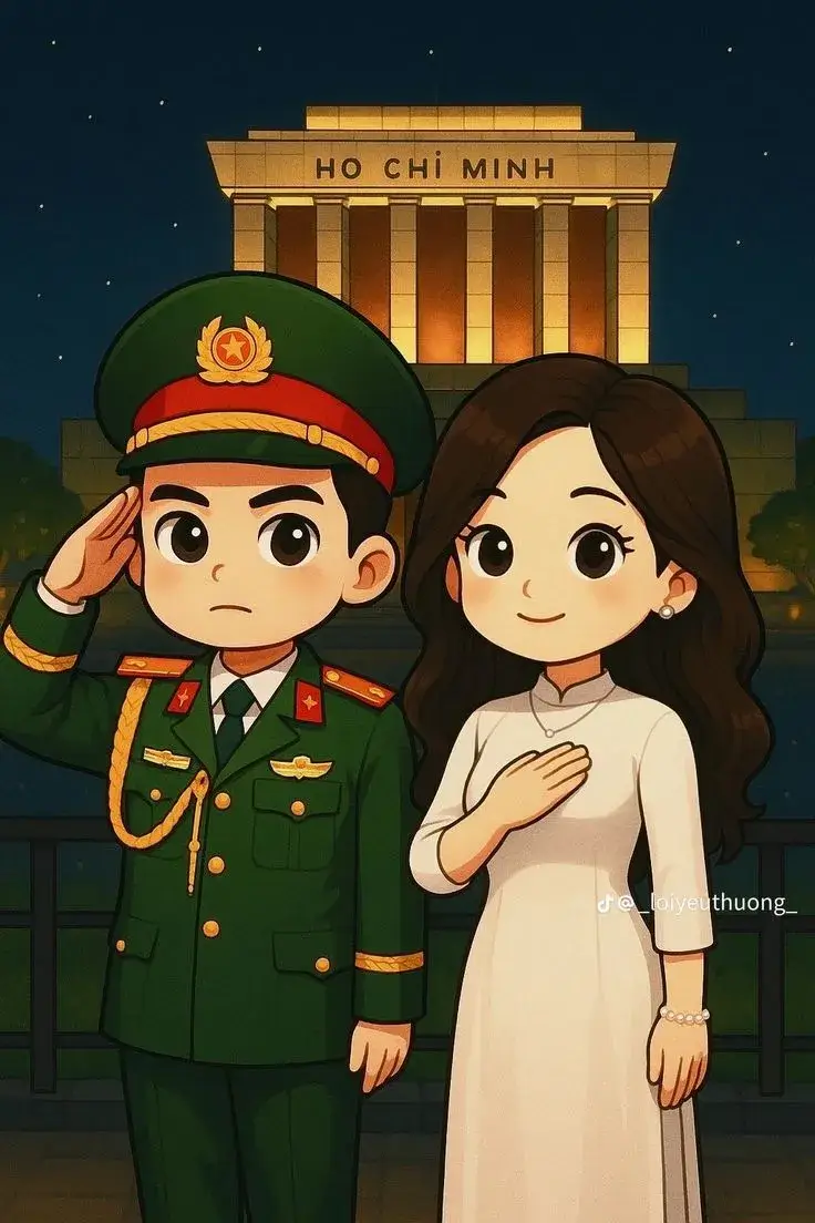 Hình chibi công an dí dỏm khiến ai cũng thích