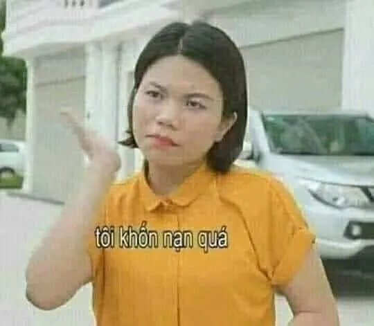 Biểu cảm ngại ngùng siêu hài hước