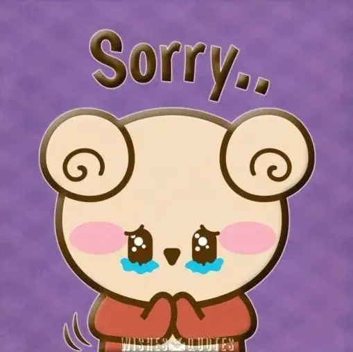 Meme xin lỗiđáng yêu bá đạo