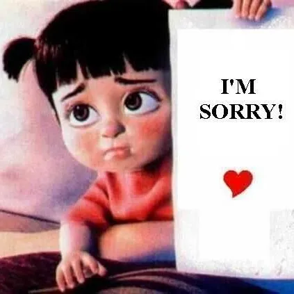 Biểu cảm hối lỗi đáng yêu trong meme