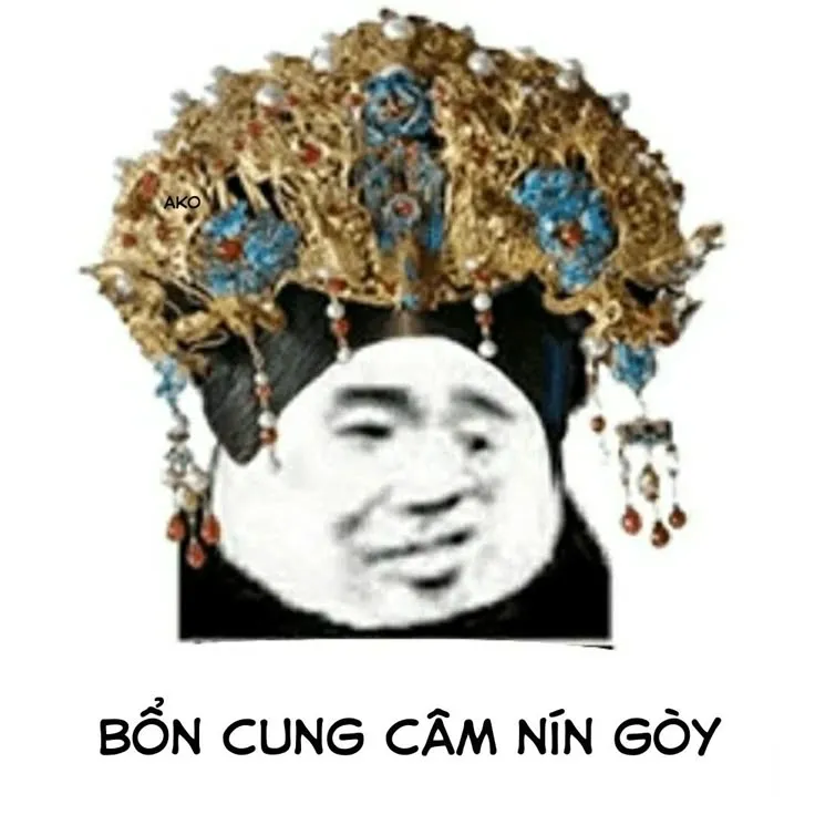 Bổn cung câm nín gòy