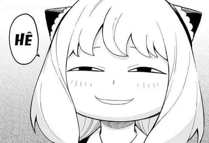 Meme cười quái dị, ánh mắt sắc lạnh.