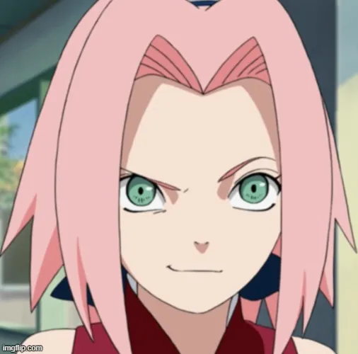 Sakura Cười châm chọc nhưng vẫn hài hước.