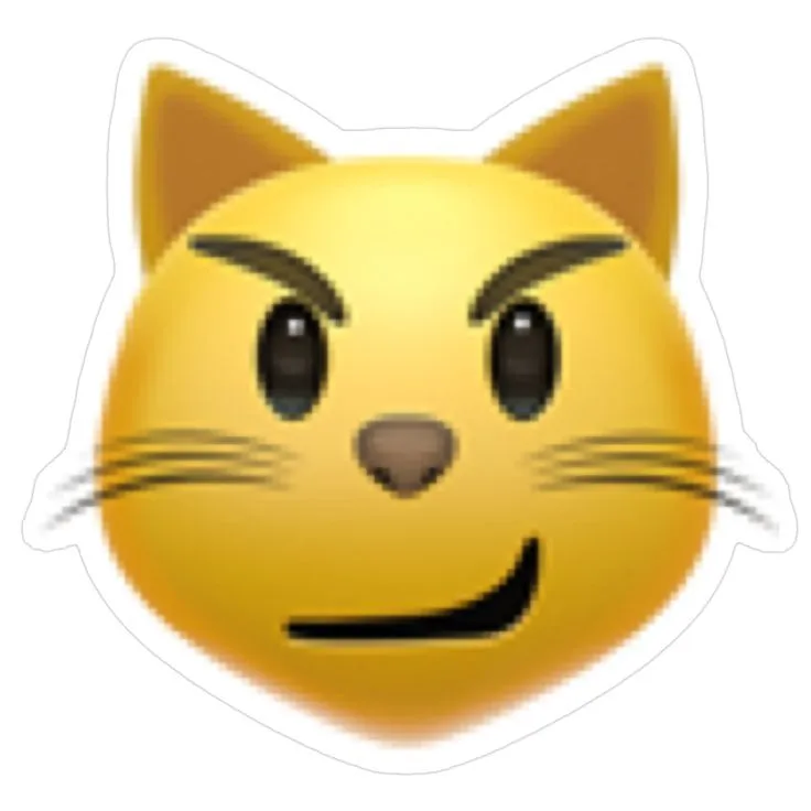 Emoji cười nửa miệng