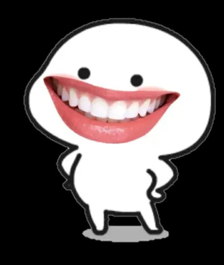 Khuôn mặt nhe răng cười rạng ngời dễ mến.