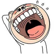 Meme nhe răng cười lan tỏa sự vui nhộn.