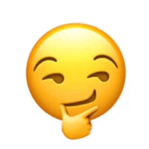 Emoji mặt chế giễu cực châm biếm.