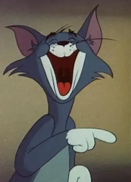 Tiếng cười mèo Tom sảng khoái làm bức hình chế bừng sáng