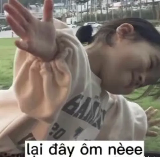Ảnh meme lại đây ôm nè ngọt ngào