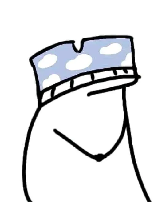 Meme đội quần nét mặt lo lắng, ánh mắt tuyệt vọng