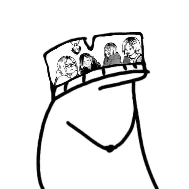 Meme người que đội quần có hình anime