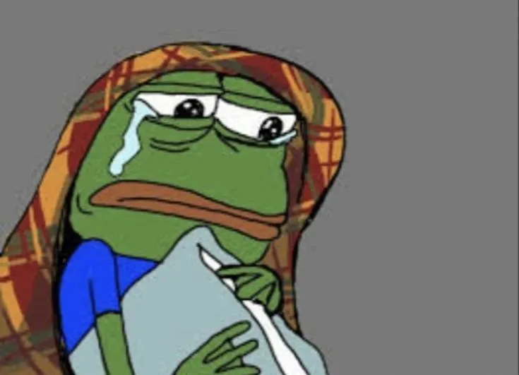 Ngắm loạt meme ếch xanh khóc Sad Pepe khiến cộng đồng mạng thích thú