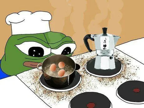 Avatar chú ếch xanh nấu ăn