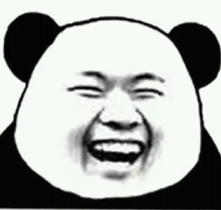 Gấu trúc cười hơ hơ như kẻ ngốc nghếch ngây thơ