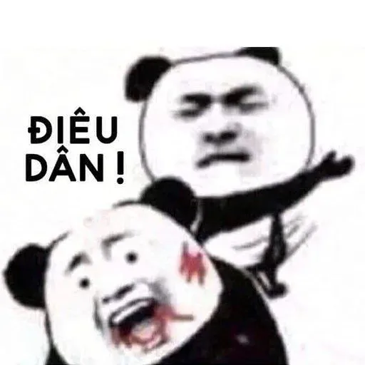 Gấu trúc tát mạnh bảo Điêu Dân