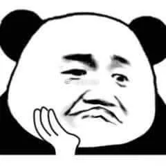 Biểu cảm gấu trúc cãi ngang, ánh mắt tràn đầy bất mãn.