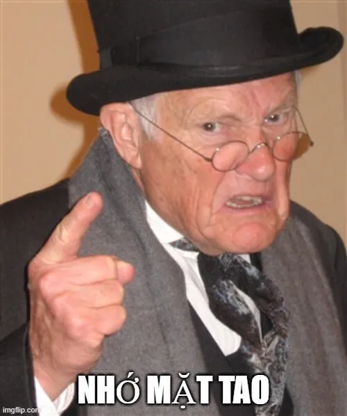 Biểu cảm chỉ tay giận dữ căng thẳng