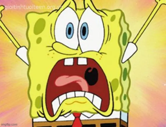 Biểu cảm sốc gương mặt bẽ bàng