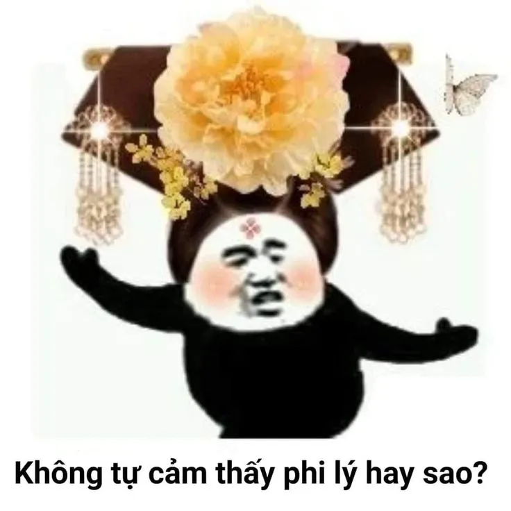 Ảnh hài thái giám cúi đầu ranh mãnh