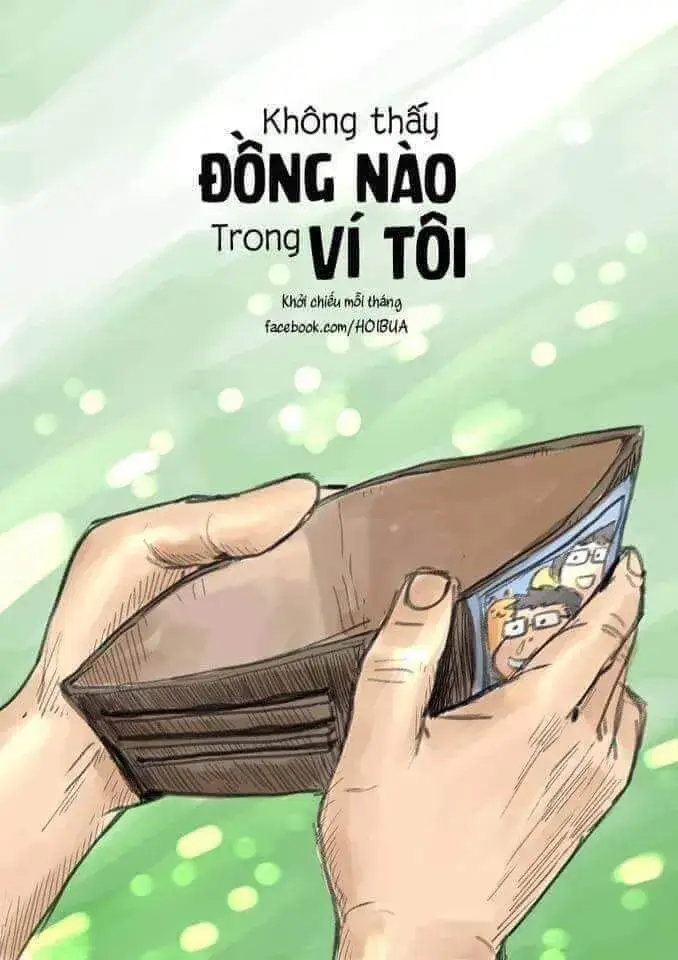 Không xu trong ví chỉ thở dài thôi