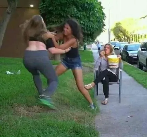 Ảnh hài hước xung đột đời thường với ánh nhìn căng thẳng