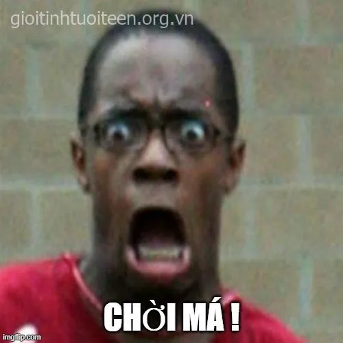 Biểu cảm anh da đen khiếp đảm ngộ nghĩnh