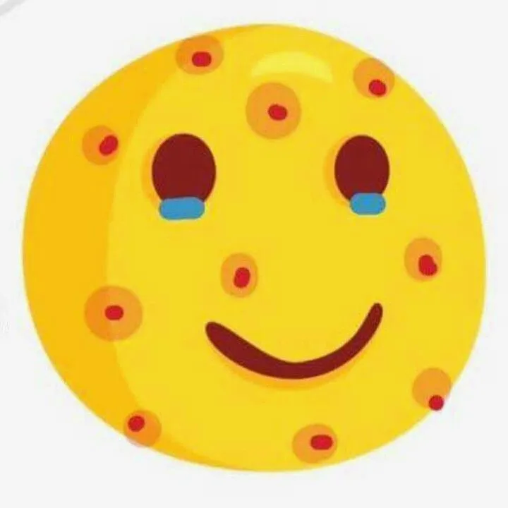 Icon mặt cười chế bựa, trông ngớ ngẩn hài.