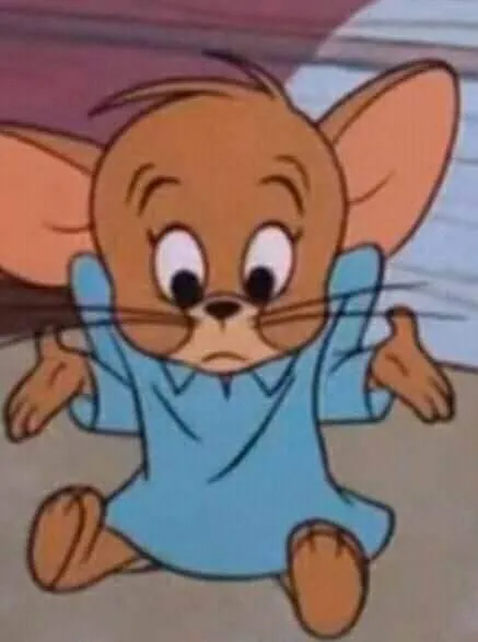 Meme Jerry nhìn ngơ ngác, cười không nhịn nổi.