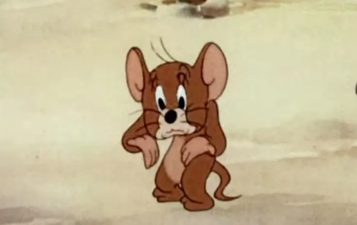 Chuột Jerry thiểu năng, biểu cảm bựa lầy lội.