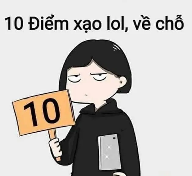 10 điểm, về chỗ