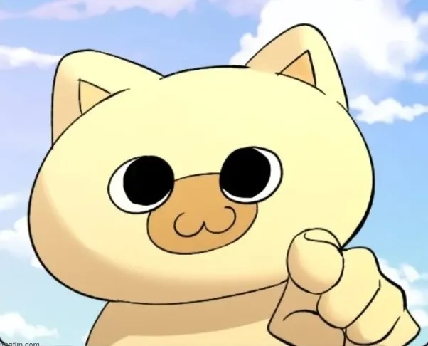 Hình chế mèo cười chỉ tay lan truyền cộng đồng