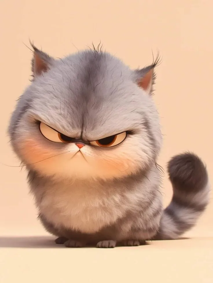 Meme mèo bực mình đôi mắt trợn tròn giận dữ