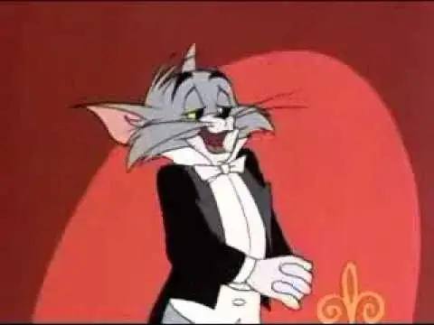 Meme mèo Tom diện vest chuẩn khí chất quý ông.