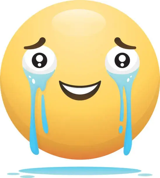 Meme hài đôi mắt ướt át, môi mỉm cười.