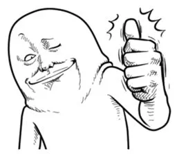 Meme giơ tay oke đồng thuận đáng yêu nhìn cực vui nhộn