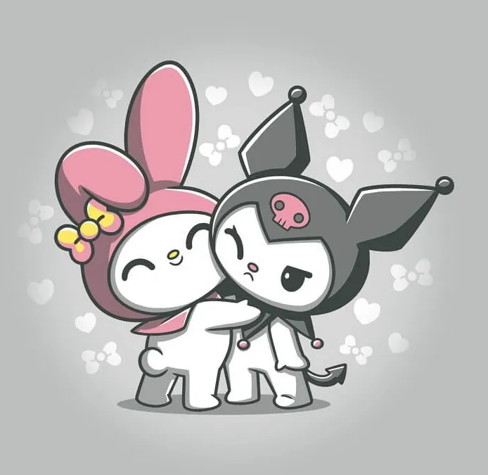 Meme ôm nhau yêu thương dịu dàng