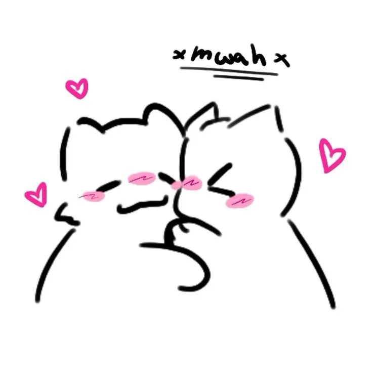 Ảnh chế ôm người yêu dễ thương ngại ngùng đáng yêu