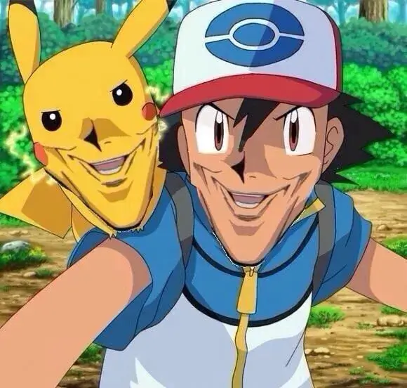 Pikachu và Satoshi hài nhây khiến cuộc trò chuyện vui