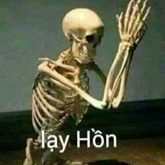 Bộ xương biểu cảm lạy hồn