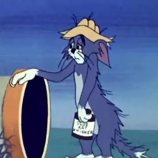 Mèo Tom đi ăn xin