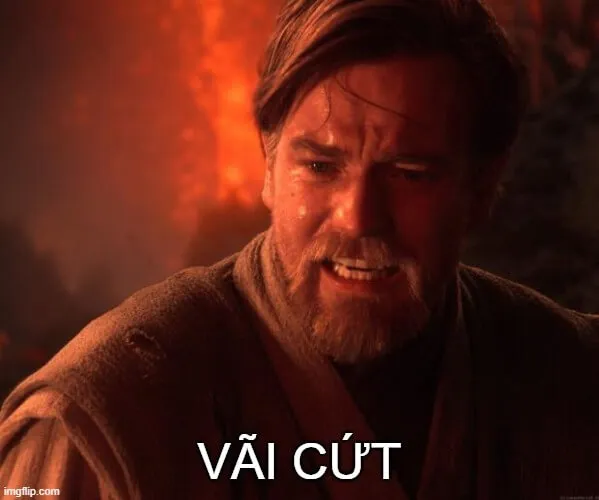 Biểu cảm bực mình, nhìn cực gắt.