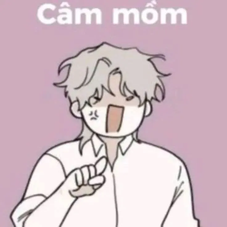 Biểu cảm tức cáu gắt chửi im mồm