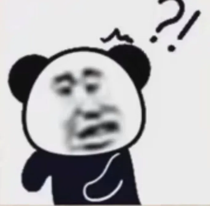 Gấu trúc Trung Quốc biểu cảm ngạc nhiên, hoảng hốt